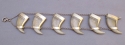 1890 10 kt Gold Tiger Claw Bracelet